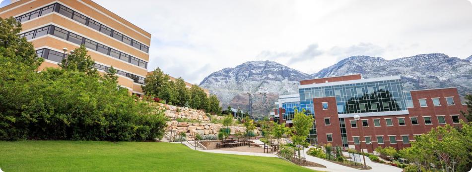 BYU Campus Mountains