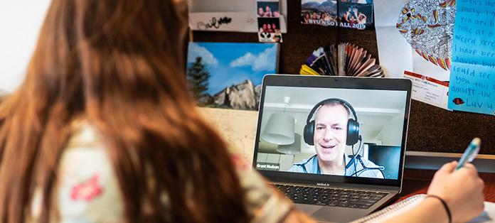 BYU student remote learning